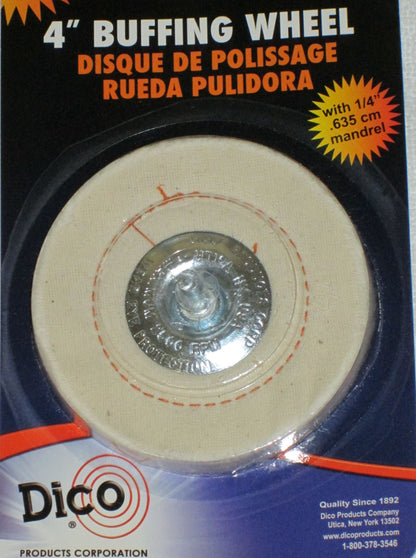 Dico mandrel mounted buffing wheel