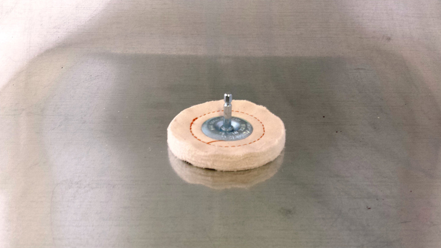 Dico mandrel mounted buffing wheel