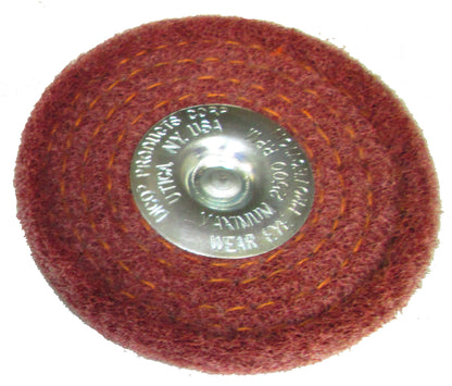 Buffing Wheel--Satin finish Buff Mandrel Mounted