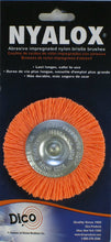 Nyalox 3" Wheel Brush with 1/4" mandrel