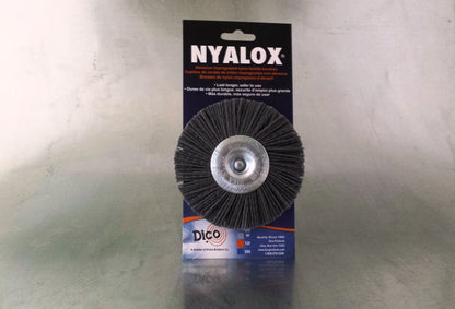 Nyalox 4" Wheel Brush with 1/4" Mandrel