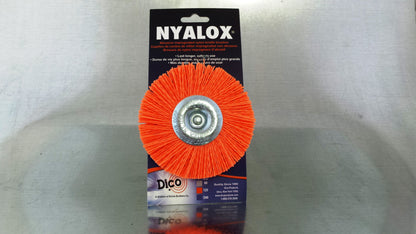 Nyalox 4" Wheel Brush with 1/4" Mandrel