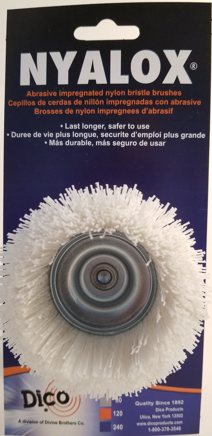 Nyalox 2 ½" Cup Brushes with 1/4" Mandrel