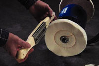 Buffing rake